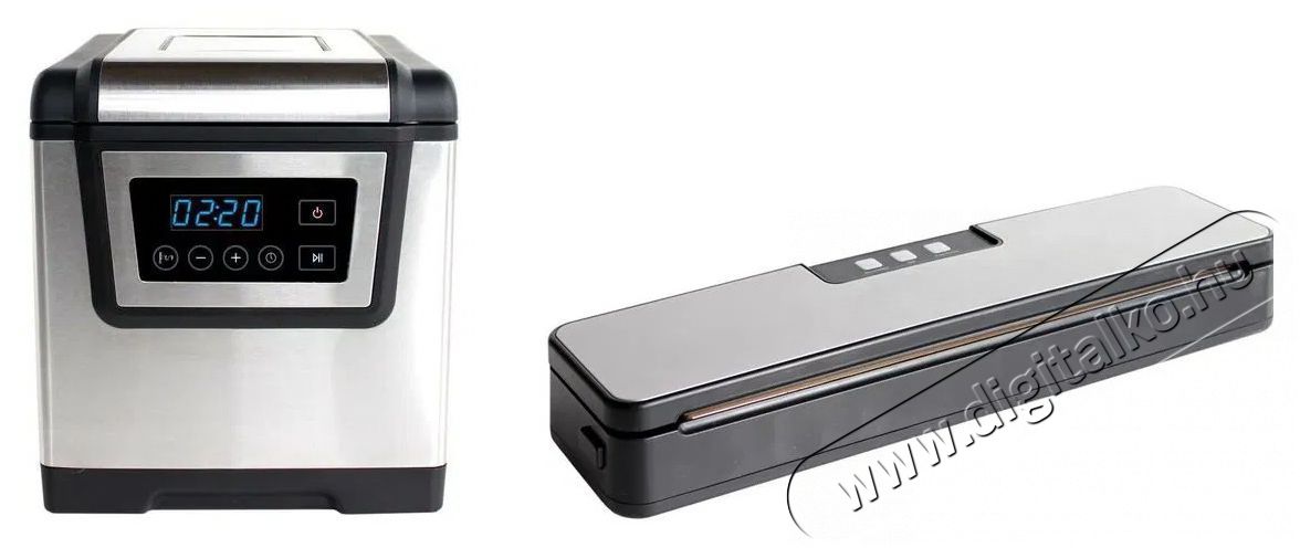 Maxxo Sous vide cooker SV06 + VM Compact v&aacute;kuumoz&oacute; Konyhai term&eacute;kek - Konyhai kisg&eacute;p (s&uuml;t&eacute;s / főz&eacute;s / hűt&eacute;s / &eacute;telk&eacute;sz&iacute;t&eacute;s) - Sous Vide főző - 521572