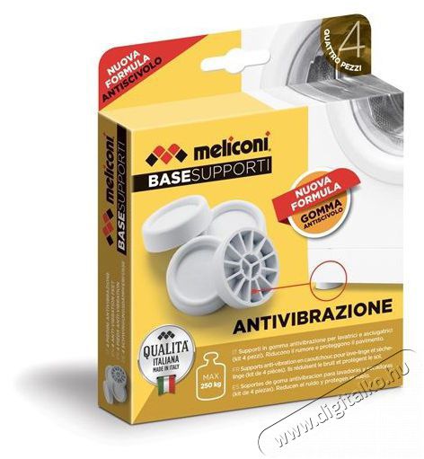 Meliconi 656102 Base Supporti rezg&eacute;scsillap&iacute;t&oacute; al&aacute;t&eacute;t H&aacute;ztart&aacute;s / Otthon / K&uuml;lt&eacute;r - Mos&oacute;g&eacute;p / sz&aacute;r&iacute;t&oacute;g&eacute;p - Kieg&eacute;sz&iacute;tő - 379668