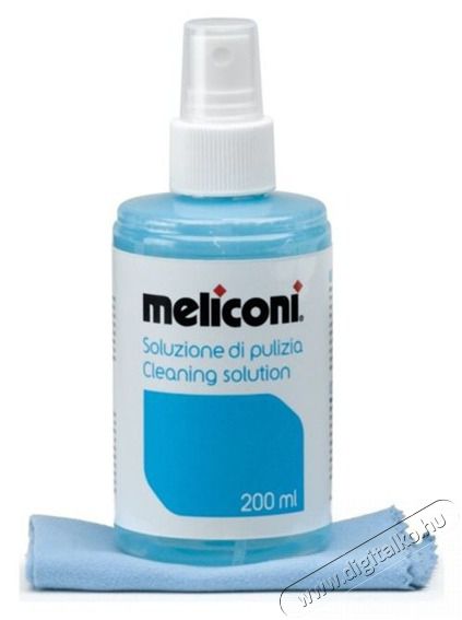 Meliconi C 200 K&eacute;pernyő tiszt&iacute;t&oacute; folyad&eacute;k 200ml &eacute;s mikrosz&aacute;las t&ouml;rlőkendő Iroda &eacute;s sz&aacute;m&iacute;t&aacute;stechnika - Notebook kieg&eacute;sz&iacute;tő - Egy&eacute;b notebook kieg&eacute;sz&iacute;tő - 394996