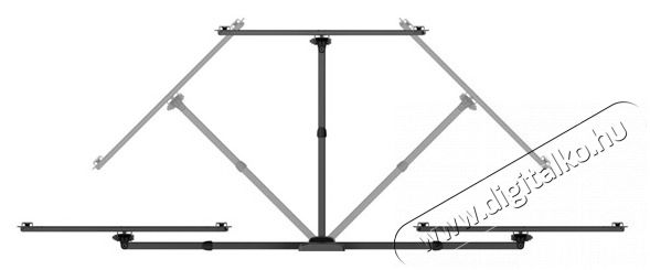 Meliconi Flatstyle FDR 400 Fast Block 40- 65 fali TV konzol Tv kieg&eacute;sz&iacute;tők - Fali tart&oacute; / konzol - Fali tv tart&oacute; - 500333