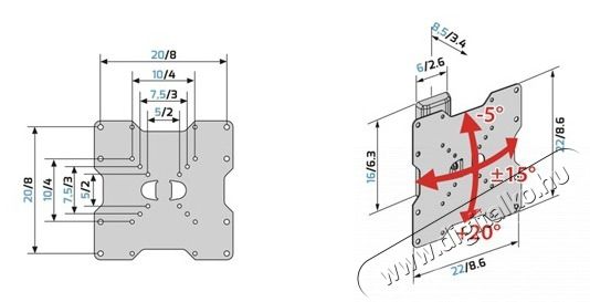 Meliconi Flatstyle FTR200 DW 26 Tv kieg&eacute;sz&iacute;tők - Fali tart&oacute; / konzol - Fali tv tart&oacute; - 514207