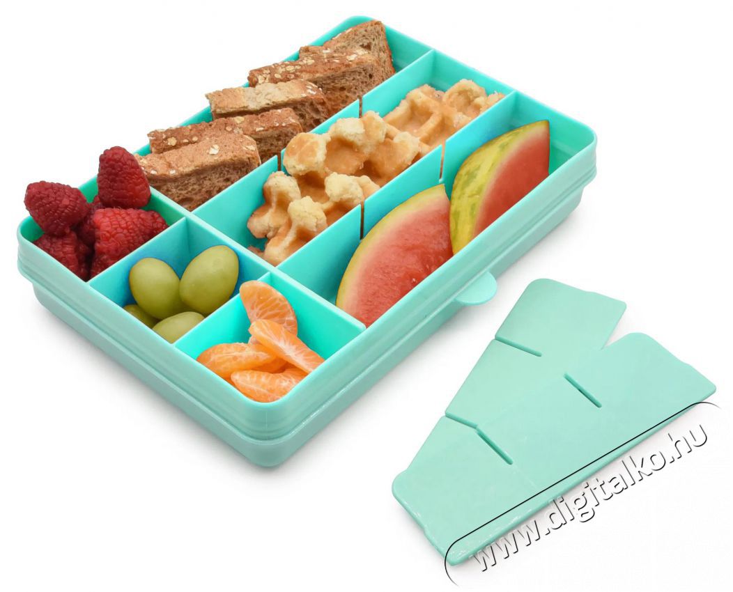 Melii Snackle Box snack doboz, k&eacute;k-z&ouml;ld Konyhai term&eacute;kek - Ed&eacute;ny - &Eacute;telt&aacute;rol&oacute; - 527481