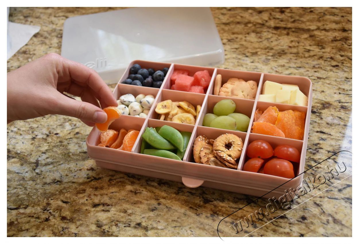 Melii Snackle Box uzsonn&aacute;s doboz, r&oacute;zsasz&iacute;n Konyhai term&eacute;kek - Ed&eacute;ny - &Eacute;telt&aacute;rol&oacute; - 527486