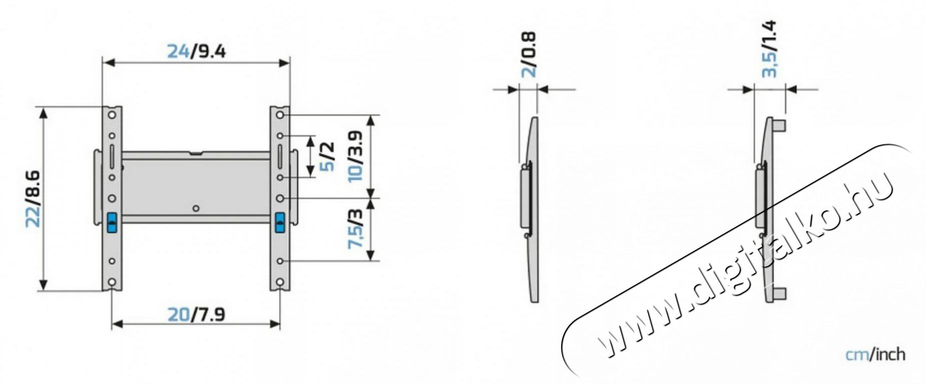Meliconi Slimstyle Plus 200S DW 14 Tv kieg&eacute;sz&iacute;tők - Fali tart&oacute; / konzol - Fali tv tart&oacute; - 516291