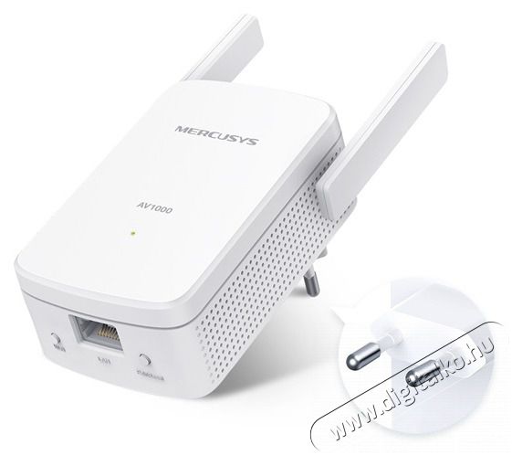Mercusys MP510 KIT AV1000 Gigabit Powerline WiFi Kit Iroda &eacute;s sz&aacute;m&iacute;t&aacute;stechnika - H&aacute;l&oacute;zat - H&aacute;l&oacute;zati kieg&eacute;sz&iacute;tő - 396548
