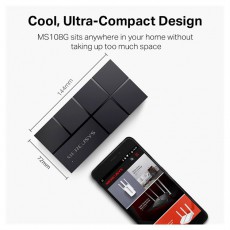 Mercusys MS108G 8port 10/100/1000Mbps nem menedzselhető asztali Switch Iroda &eacute;s sz&aacute;m&iacute;t&aacute;stechnika - H&aacute;l&oacute;zat - Switch - 396543