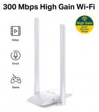 Mercusys MW300UH 300Mbps High Gain Vezet&eacute;k n&eacute;lk&uuml;li USB Adapter Iroda &eacute;s sz&aacute;m&iacute;t&aacute;stechnika - H&aacute;l&oacute;zat - Vezet&eacute;k n&eacute;lk&uuml;li adapter - 448042
