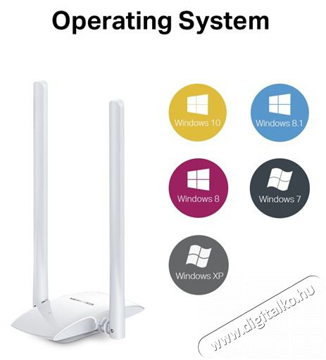 Mercusys MW300UH 300Mbps High Gain Vezet&eacute;k n&eacute;lk&uuml;li USB Adapter Iroda &eacute;s sz&aacute;m&iacute;t&aacute;stechnika - H&aacute;l&oacute;zat - Vezet&eacute;k n&eacute;lk&uuml;li adapter - 448042