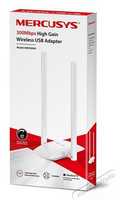 Mercusys MW300UH 300Mbps High Gain Vezet&eacute;k n&eacute;lk&uuml;li USB Adapter Iroda &eacute;s sz&aacute;m&iacute;t&aacute;stechnika - H&aacute;l&oacute;zat - Vezet&eacute;k n&eacute;lk&uuml;li adapter - 448042