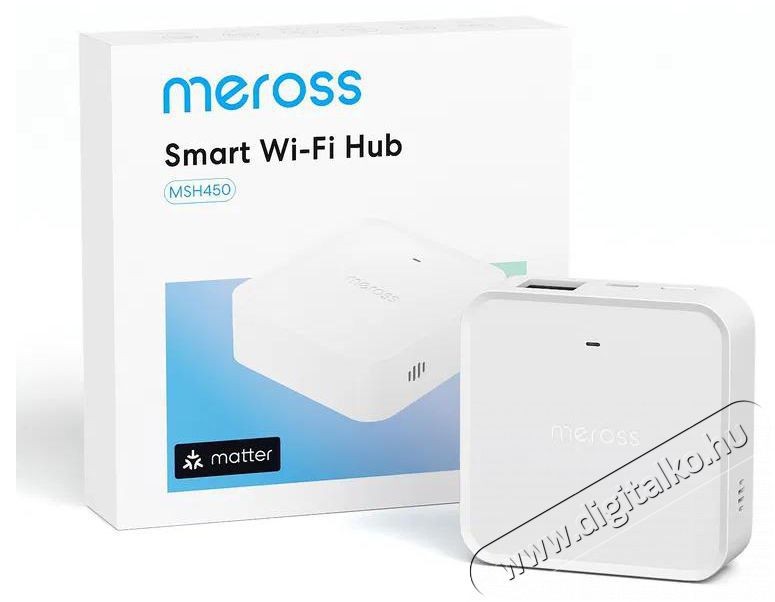 Meross Matter Smart Hub H&aacute;ztart&aacute;s / Otthon / K&uuml;lt&eacute;r - Okos otthon - Kieg&eacute;sz&iacute;tő - 508178