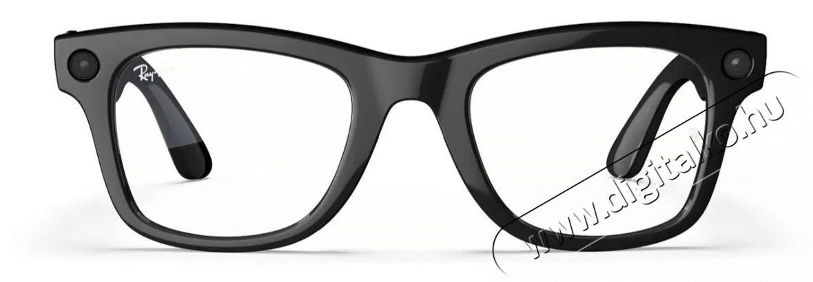 META RAY-BAN Meta Wayfarer (Standard) Smart Glasses - Shiny Black, Clear (Large) Mobil / Kommunik&aacute;ci&oacute; / Smart - VR virtu&aacute;lis szem&uuml;veg - 521641