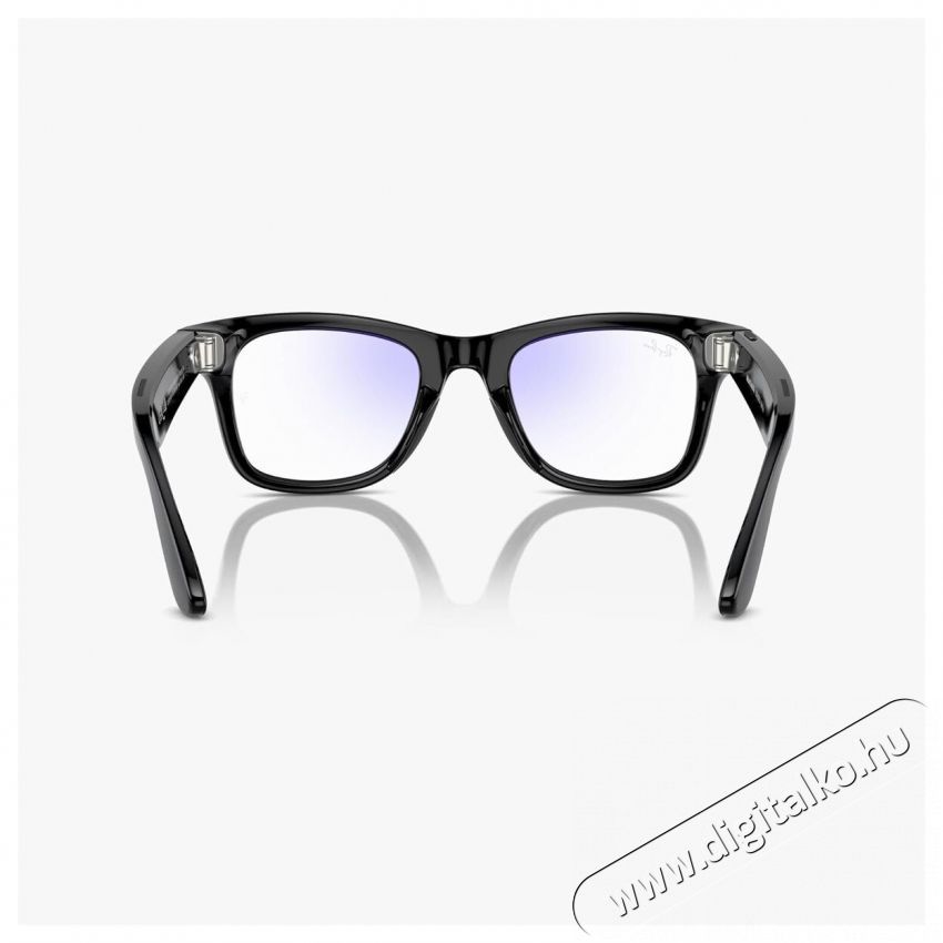 META RAY-BAN Meta Wayfarer (Standard) Smart Glasses - Shiny Black, Clear Mobil / Kommunik&aacute;ci&oacute; / Smart - VR virtu&aacute;lis szem&uuml;veg - 521631