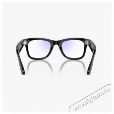 META RAY-BAN Meta Wayfarer (Standard) Smart Glasses - Shiny Black, Clear Mobil / Kommunik&aacute;ci&oacute; / Smart - VR virtu&aacute;lis szem&uuml;veg - 521631