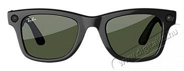 META RAY-BAN Meta Wayfarer (Standard) Smart Glasses - Shiny Black, G15 Green Mobil / Kommunik&aacute;ci&oacute; / Smart - VR virtu&aacute;lis szem&uuml;veg - 521618
