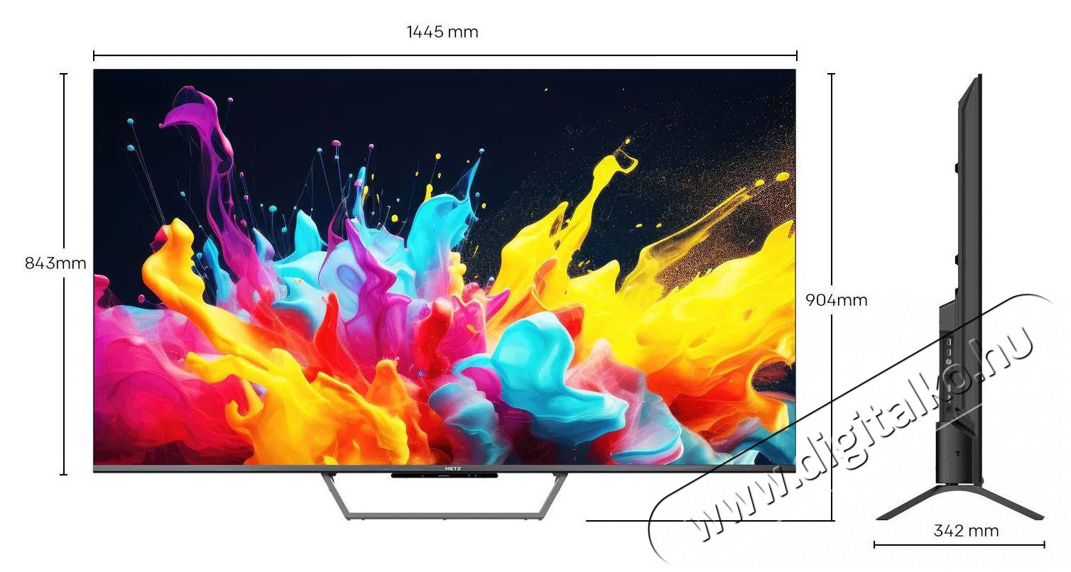 Metz 65MQE7600Z Telev&iacute;zi&oacute;k - LED telev&iacute;zi&oacute; - UHD 4K felbont&aacute;s&uacute; - 505915
