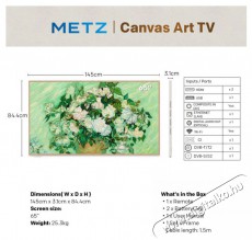 Metz 65MUE7800Z Telev&iacute;zi&oacute;k - LED telev&iacute;zi&oacute; - UHD 4K felbont&aacute;s&uacute; - 505927