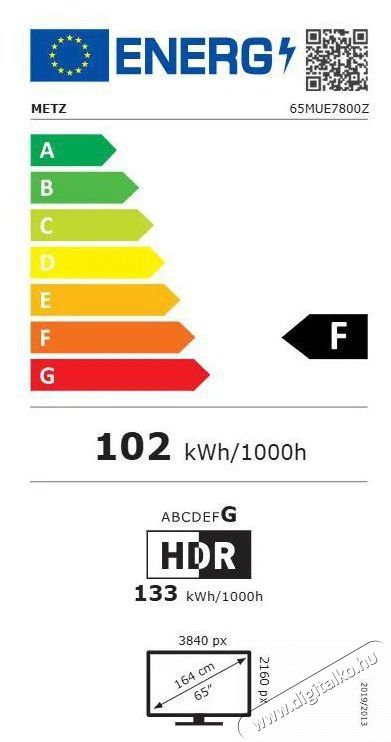 Metz 65MUE7800Z Telev&iacute;zi&oacute;k - LED telev&iacute;zi&oacute; - UHD 4K felbont&aacute;s&uacute; - 505927