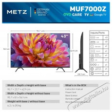 Metz 43MUF7000Z LED TV Telev&iacute;zi&oacute;k - LCD telev&iacute;zi&oacute; - 512094