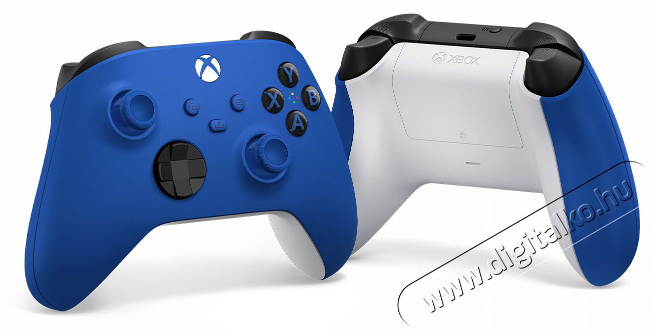 Microsoft Xbox Series X/S Shock Blue k&eacute;k vezet&eacute;k n&eacute;lk&uuml;li kontroller Iroda &eacute;s sz&aacute;m&iacute;t&aacute;stechnika - J&aacute;t&eacute;k konzol - Kontroller - 463964