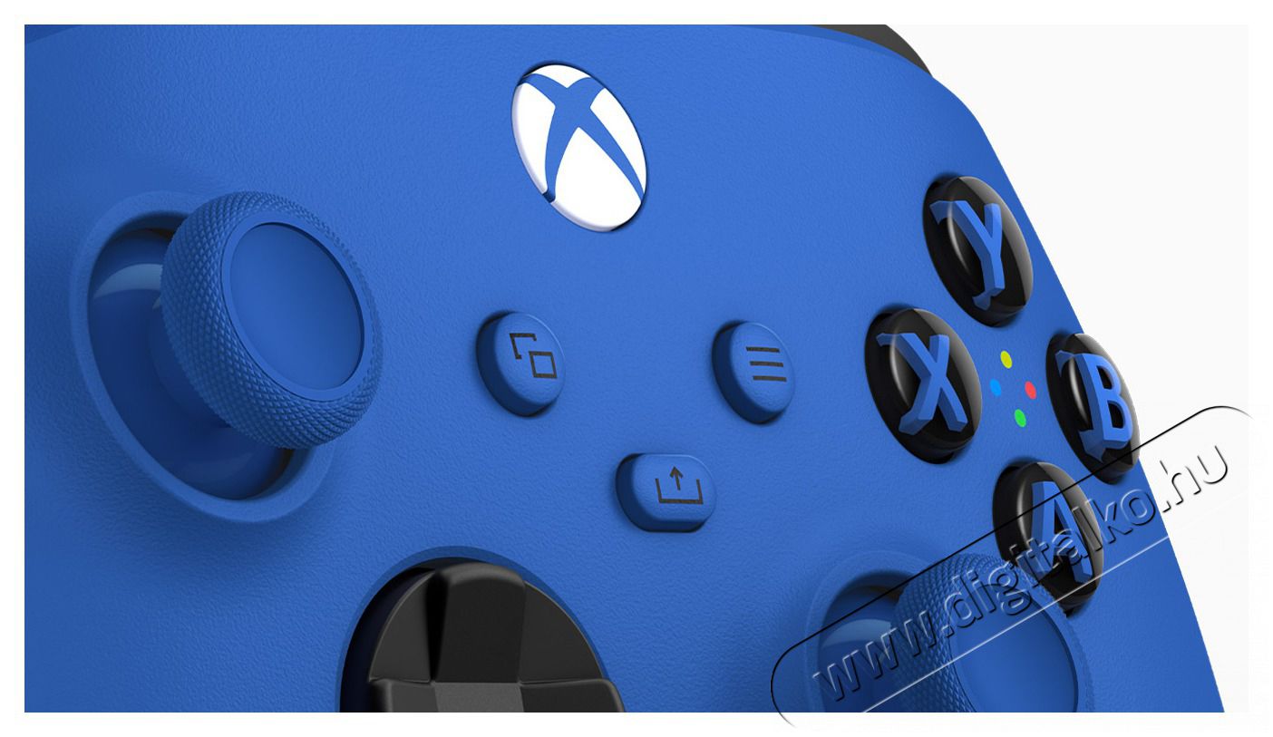 Microsoft Xbox Series X/S Shock Blue k&eacute;k vezet&eacute;k n&eacute;lk&uuml;li kontroller Iroda &eacute;s sz&aacute;m&iacute;t&aacute;stechnika - J&aacute;t&eacute;k konzol - Kontroller - 463964