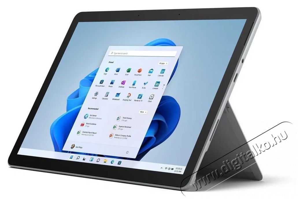 Microsoft Surface Go 4 128GB 8GB - Platinum Mobil / Kommunik&aacute;ci&oacute; / Smart - Tablet - Windows tablet - 521653