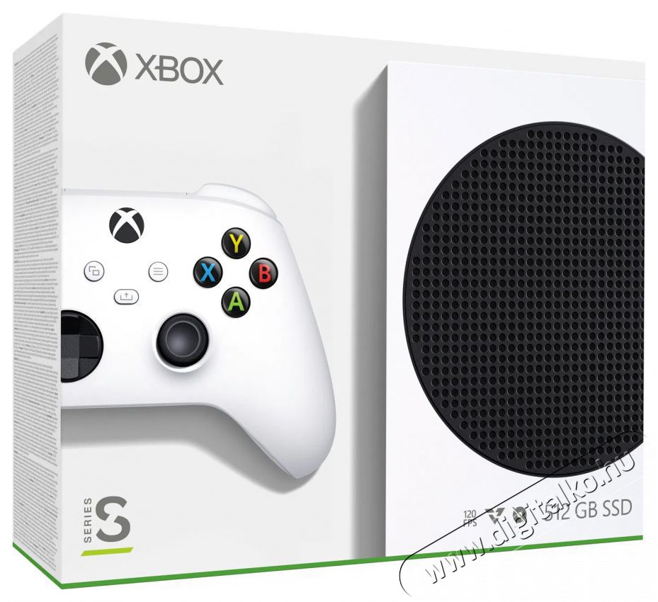 Microsoft Xbox Series S - 500 GB Robot White Iroda &eacute;s sz&aacute;m&iacute;t&aacute;stechnika - J&aacute;t&eacute;k konzol - Xbox One konzol - 521656