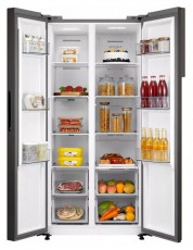 Midea MDRS619FIE46 Side-by-side inox hűtőszekr&eacute;ny Konyhai term&eacute;kek - Hűtő, fagyaszt&oacute; (szabadon&aacute;ll&oacute;) - Amerikai t&iacute;pus&uacute; Side By Side hűtő - 497347