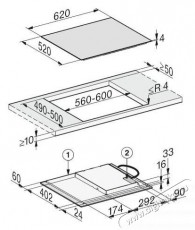 Miele KM 7363 FL Indukci&oacute;s főzőlap (be&eacute;p&iacute;thető) Konyhai term&eacute;kek - S&uuml;tő-főzőlap, tűzhely (be&eacute;p&iacute;thető) - Indukci&oacute;s főzőlap (be&eacute;p&iacute;thető) - 529767