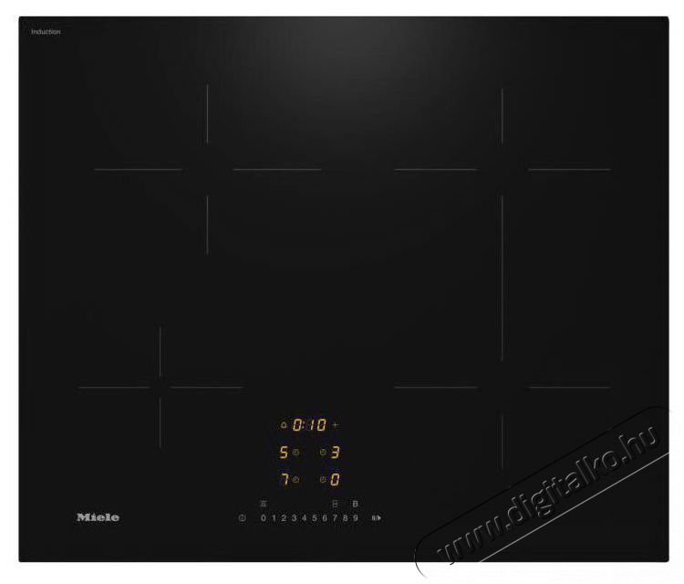 Miele KM 7363 FL Indukci&oacute;s főzőlap (be&eacute;p&iacute;thető) Konyhai term&eacute;kek - S&uuml;tő-főzőlap, tűzhely (be&eacute;p&iacute;thető) - Indukci&oacute;s főzőlap (be&eacute;p&iacute;thető) - 529767