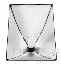 Mikrosat 50x50cm-es nyithat&oacute; softbox E27 foglalattal + 32W kompakt f&eacute;nycső Fot&oacute;-Vide&oacute; kieg&eacute;sz&iacute;tők - L&aacute;mpa - Energiatakar&eacute;kos l&aacute;mpa - 257309