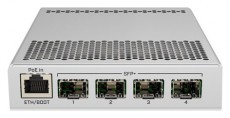 MikroTik CRS305-1G-4S+IN L5 1xGbE LAN, 4x SFP+ Cloud Router Switch Iroda &eacute;s sz&aacute;m&iacute;t&aacute;stechnika - H&aacute;l&oacute;zat - Switch - 387218