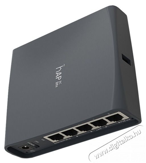 MikroTik hAP ac lite RB952Ui-5ac2nD-TC L4 64Mb 5x FE LAN Dual-band Vezet&eacute;k n&eacute;lk&uuml;li Router Iroda &eacute;s sz&aacute;m&iacute;t&aacute;stechnika - H&aacute;l&oacute;zat - Router - 386859