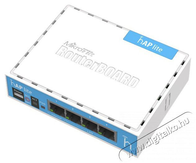 MikroTik hAP lite classic RB941-2nd L4 32Mb 4x FE LAN Router Iroda &eacute;s sz&aacute;m&iacute;t&aacute;stechnika - H&aacute;l&oacute;zat - Router - 386946