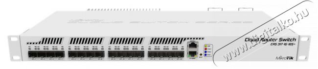 MikroTik CRS317-1G-16S+RM 1xGbE LAN, 16xSFP+, 19" Rackmount Cloud Router Switch Iroda &eacute;s sz&aacute;m&iacute;t&aacute;stechnika - H&aacute;l&oacute;zat - Switch - 387326