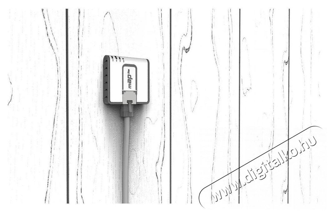 MikroTik mAP lite 64MB RAM, 1xLAN, 2,4GHz integr&aacute;lt antenn&aacute;s wifi router Iroda &eacute;s sz&aacute;m&iacute;t&aacute;stechnika - H&aacute;l&oacute;zat - Router - 387350