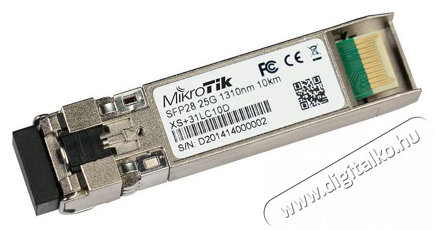 MikroTik XS+31LC10D monom&oacute;dus&uacute; 1/10/25G SM 10km 1310nm SFP/SFP+/SFP28 modul Iroda &eacute;s sz&aacute;m&iacute;t&aacute;stechnika - Egy&eacute;b sz&aacute;m&iacute;t&aacute;stechnikai term&eacute;k - 387858