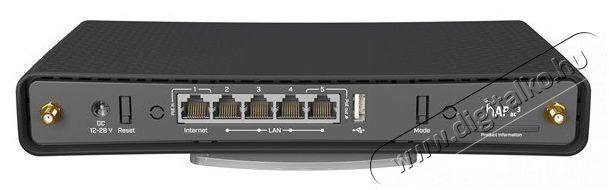 MikroTik hAP ac3 RBD53iG-5HacD2HnD AC1200 5xGbE LAN K&uuml;lső antenn&aacute;s Dual-Band Vezet&eacute;k n&eacute;lk&uuml;li router Iroda &eacute;s sz&aacute;m&iacute;t&aacute;stechnika - H&aacute;l&oacute;zat - Router - 395510
