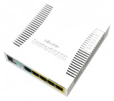 MikroTik RB260GSP/CSS106-1G-4P-1S 5port GbE 1xGbE SFP PoE switch Iroda &eacute;s sz&aacute;m&iacute;t&aacute;stechnika - H&aacute;l&oacute;zat - Switch - 415780