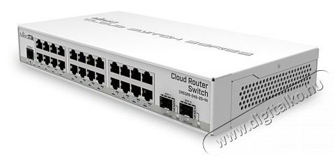 MikroTik CRS326-24G-2S+IN 24port GbE LAN 2x SFP+ uplink Cloud Router Switch Iroda &eacute;s sz&aacute;m&iacute;t&aacute;stechnika - H&aacute;l&oacute;zat - Switch - 428661