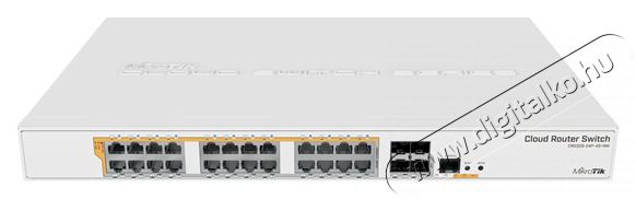MikroTik CRS328-24P-4S+RM 24port GbE LAN PoE 4xSFP+ port Rackmount Cloud Router Switch Iroda &eacute;s sz&aacute;m&iacute;t&aacute;stechnika - H&aacute;l&oacute;zat - Switch - 466839