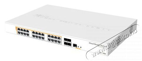MikroTik CRS328-24P-4S+RM 24port GbE LAN PoE 4xSFP+ port Rackmount Cloud Router Switch Iroda &eacute;s sz&aacute;m&iacute;t&aacute;stechnika - H&aacute;l&oacute;zat - Switch - 466839
