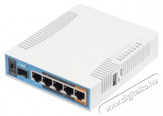 MikroTik hAP ac RB962UiGS-5HacT2HnT L4 128MB 5x GbE LAN 1x GbE SFP Dual-band Vezet&eacute;k n&eacute;lk&uuml;li Router Iroda &eacute;s sz&aacute;m&iacute;t&aacute;stechnika - H&aacute;l&oacute;zat - Router - 476794