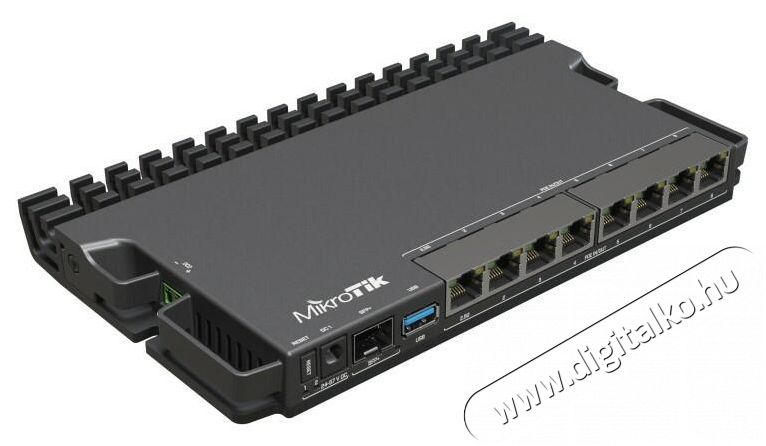 MikroTik RB5009UPR+S+IN 1x2.5GbE PoE LAN 7xGbE PoE LAN 1xSFP+ port Smart router Iroda &eacute;s sz&aacute;m&iacute;t&aacute;stechnika - H&aacute;l&oacute;zat - Router - 463354