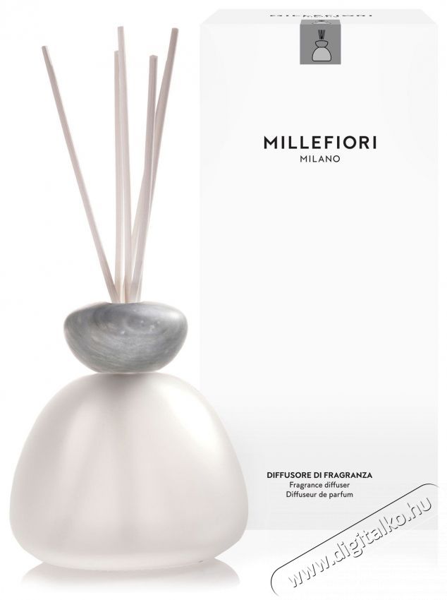 MILLEFIORI MILANO Air Design Marble Grey matt &uuml;veg, 350 ml Fot&oacute;-Vide&oacute; kieg&eacute;sz&iacute;tők - F&eacute;nyterelő - Diff&uacute;zor - 530343
