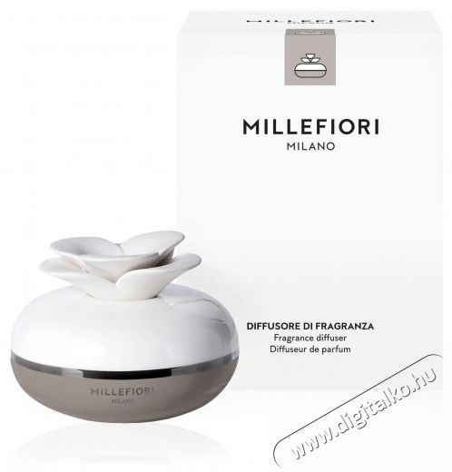 MILLEFIORI MILANO Air Design Flower Dove Grey 130 ml aroma diff&uacute;zor Sz&eacute;ps&eacute;g&aacute;pol&aacute;s / Eg&eacute;szs&eacute;g - L&eacute;gtiszt&iacute;t&oacute; / p&aacute;r&aacute;s&iacute;t&oacute; / p&aacute;r&aacute;tlan&iacute;t&oacute; - P&aacute;r&aacute;s&iacute;t&oacute; - 531978