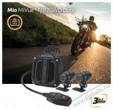 MIO MMiVue M820WD Dual Moto videokamera - F&eacute;nyk&eacute;pezőg&eacute;p / kamera - Aut&oacute;s fed&eacute;lzeti kamera - 535468