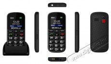 Mobiola MB200 fekete Mobil / Kommunik&aacute;ci&oacute; / Smart - Klasszikus / Mobiltelefon időseknek - 521665
