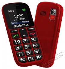 Mobiola MB200 piros Mobil / Kommunik&aacute;ci&oacute; / Smart - Klasszikus / Mobiltelefon időseknek - 521662
