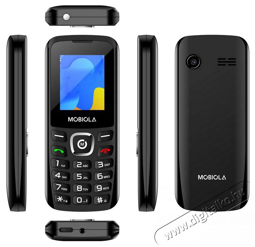 Mobiola MB3020 fekete Mobil / Kommunik&aacute;ci&oacute; / Smart - Klasszikus / Mobiltelefon időseknek - 521664