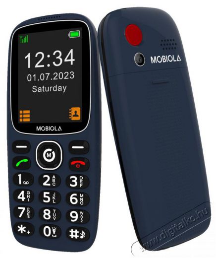 Mobiola MB3120i k&eacute;k Mobil / Kommunik&aacute;ci&oacute; / Smart - Klasszikus / Mobiltelefon időseknek - 527494